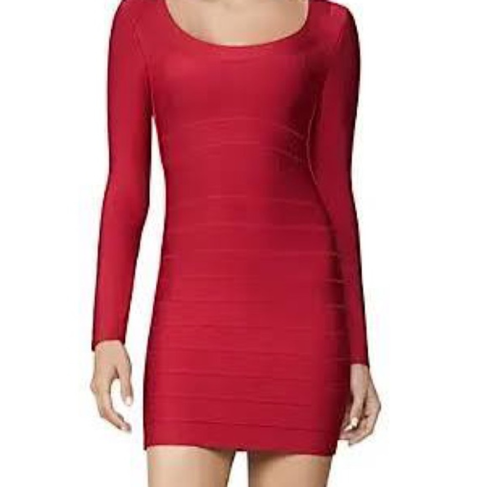 Herve Leger Red Mini Dress